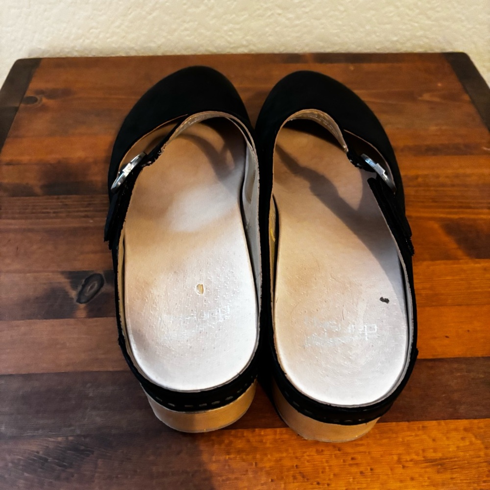 Dansko Bria Mary Jane Mule Clogs Black - Picture 5 of 7
